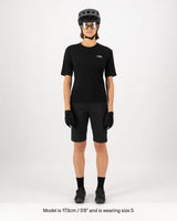 Shorts de trail en mérinos Diversion - Noir | Shorts pour femmes