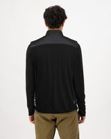Gilet coupe-vent en mérinos Diversion - Noir | Gilet pour homme