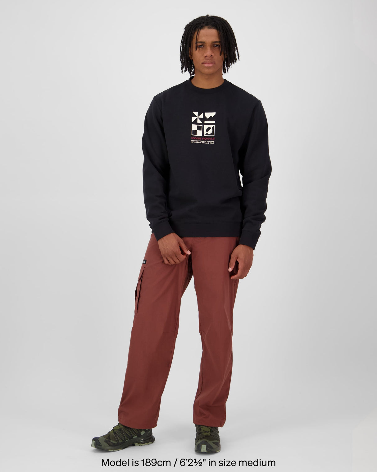 Pull Inversion Merino Crew - Noir | Homme