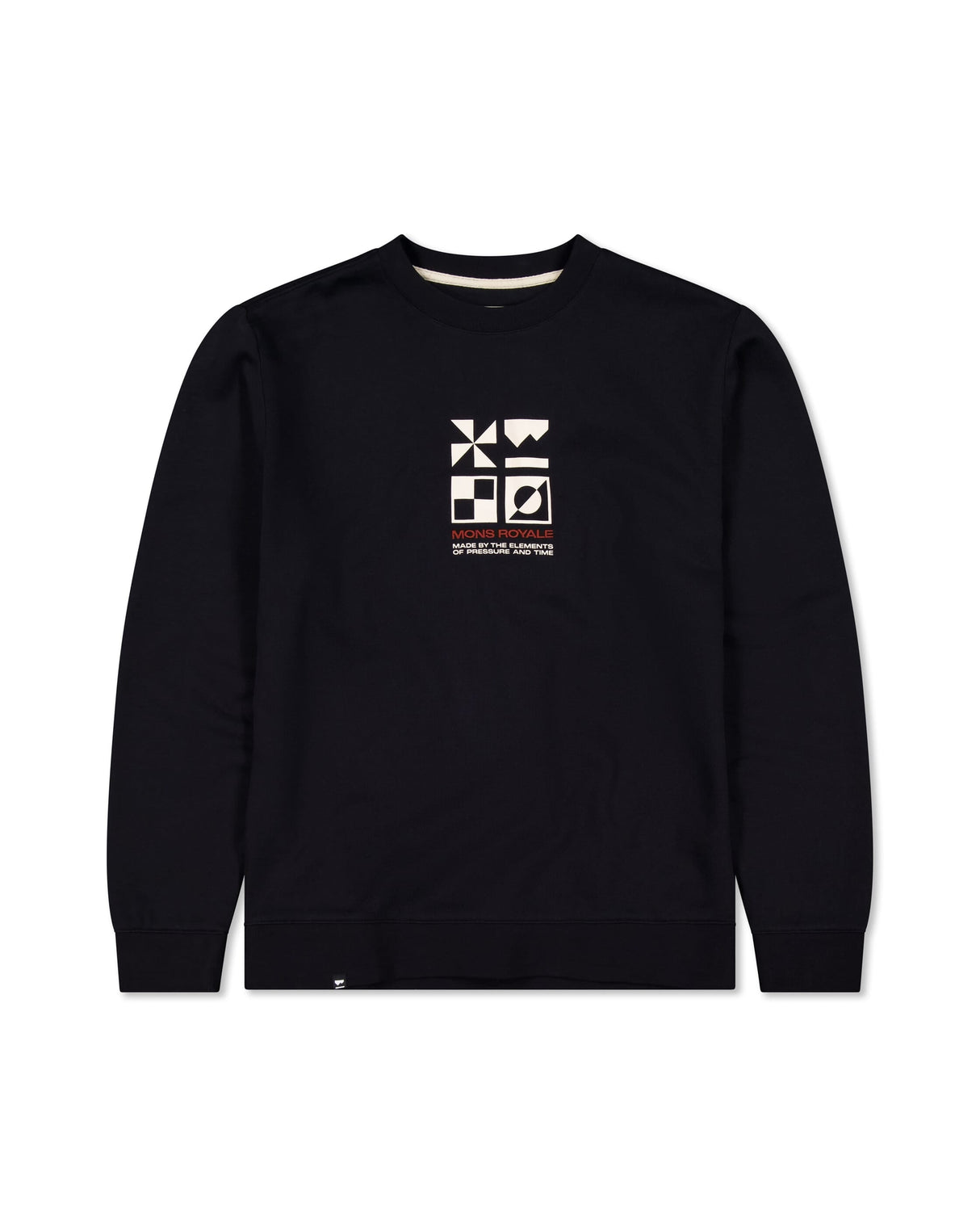 Pull Inversion Merino Crew - Noir | Homme