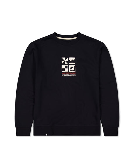 Pull Inversion Merino Crew - Noir | Homme