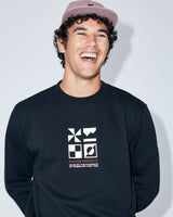 Pull Inversion Merino Crew - Noir | Homme