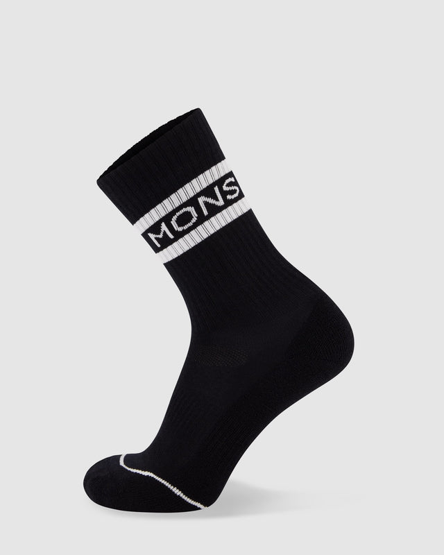 Chaussette Signature en laine mérinos - Noir / Blanc | Chaussettes unisexes