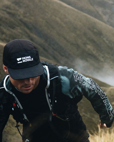 Casquette de trail Velocity - Noir | Casquette unisexe