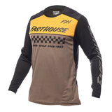 Alloy Mesa LS Jersey - Heather Gold/Brown