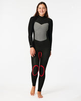 Combinaison de surf int&eacute;grale Omega 4/3 avec fermeture &eacute;clair dorsale pour femme