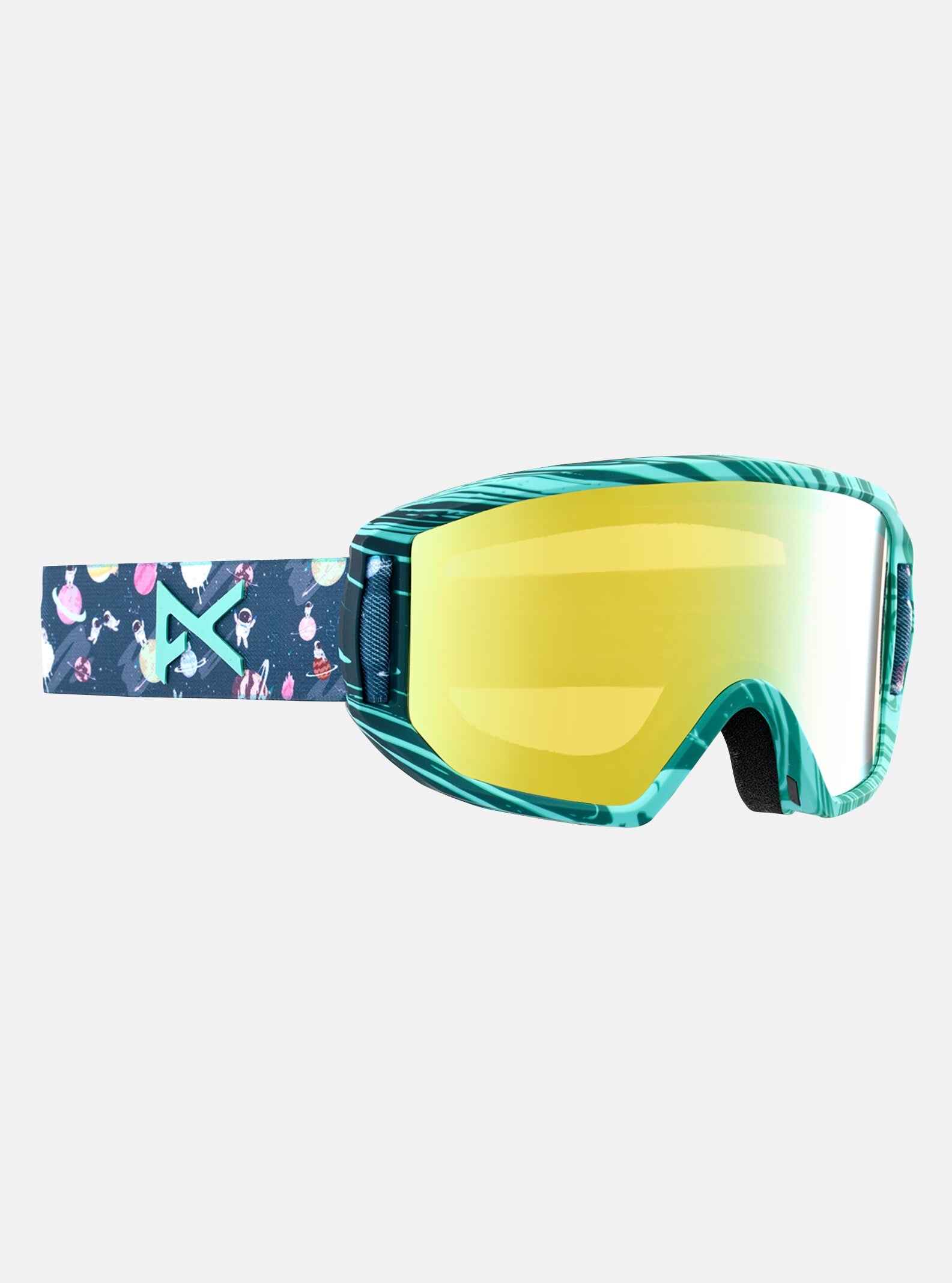 Lunettes de ski/planche à neige pour enfant junior Decibel Carve, lentilles  antibuée et protection anti-UV, noir