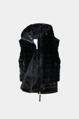 Manda gilet en duvet en fausse fourrure