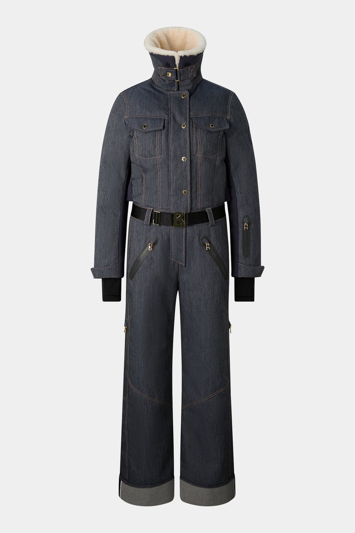 Combinaison de ski en denim Jenna