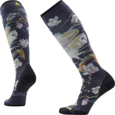 Chaussettes Smartwool Ski Zero Cushion Nightwatcher Print OTC - Femme