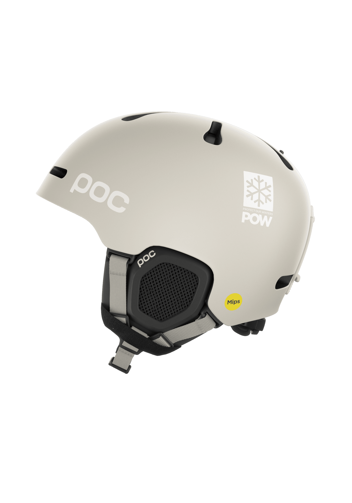 Casque de ski Fornix MIPS POW JJ Gris Minéral Mat