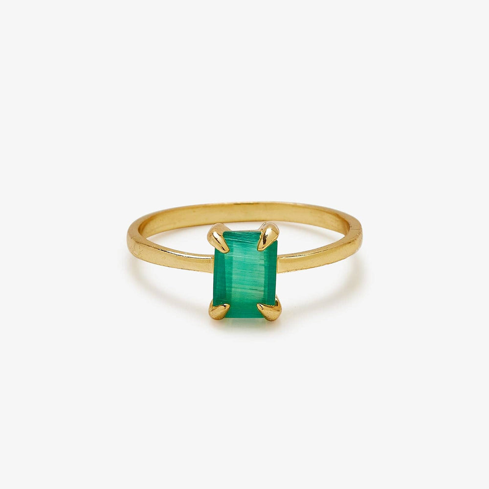 Emerald Statement Ring