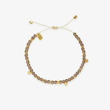 Smokey Quartz Beaded String Bracelet