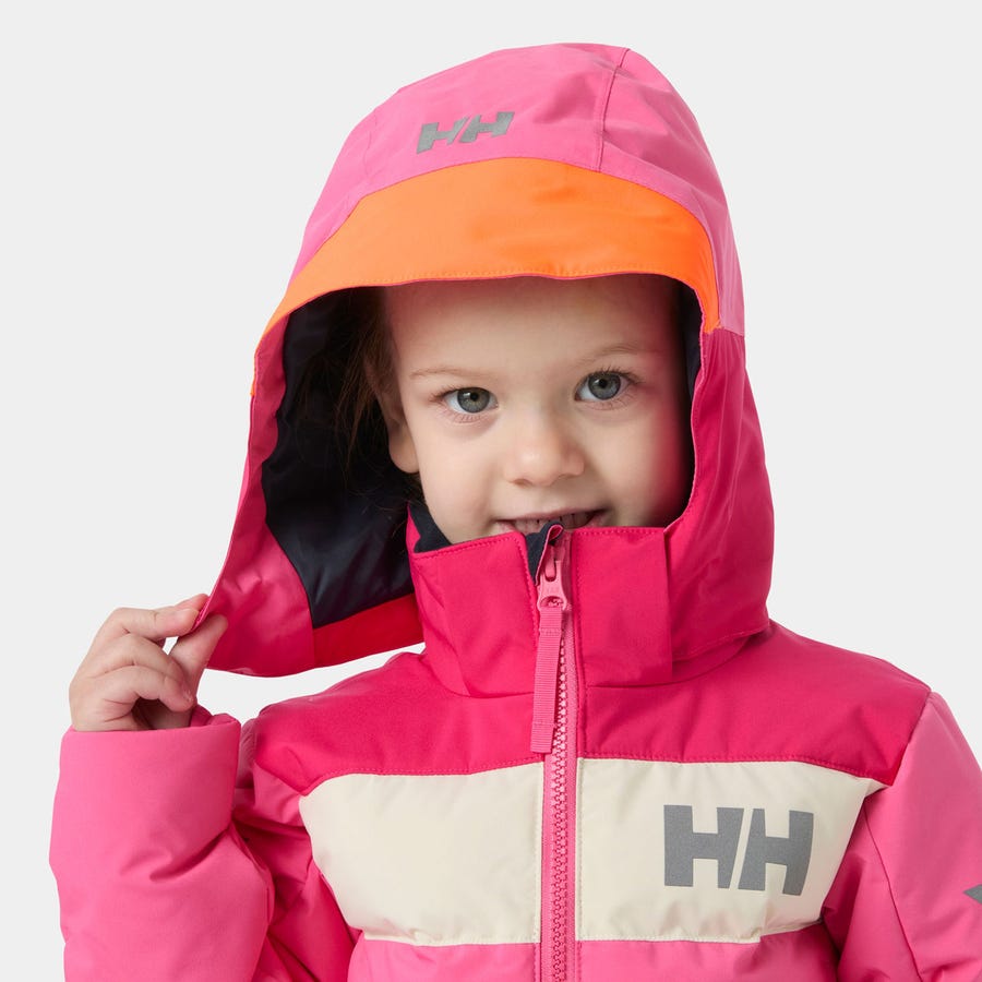 Veste de ski isolée verticale pour enfants