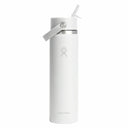 Wide Mouth Flex Straw 24 oz - Bouteille isolée avec bouchon à paille rétractable