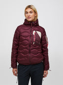 Veste à capuche en duvet utilitaire Helium AOP pour femmes