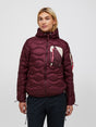 Veste à capuche en duvet utilitaire Helium AOP pour femmes