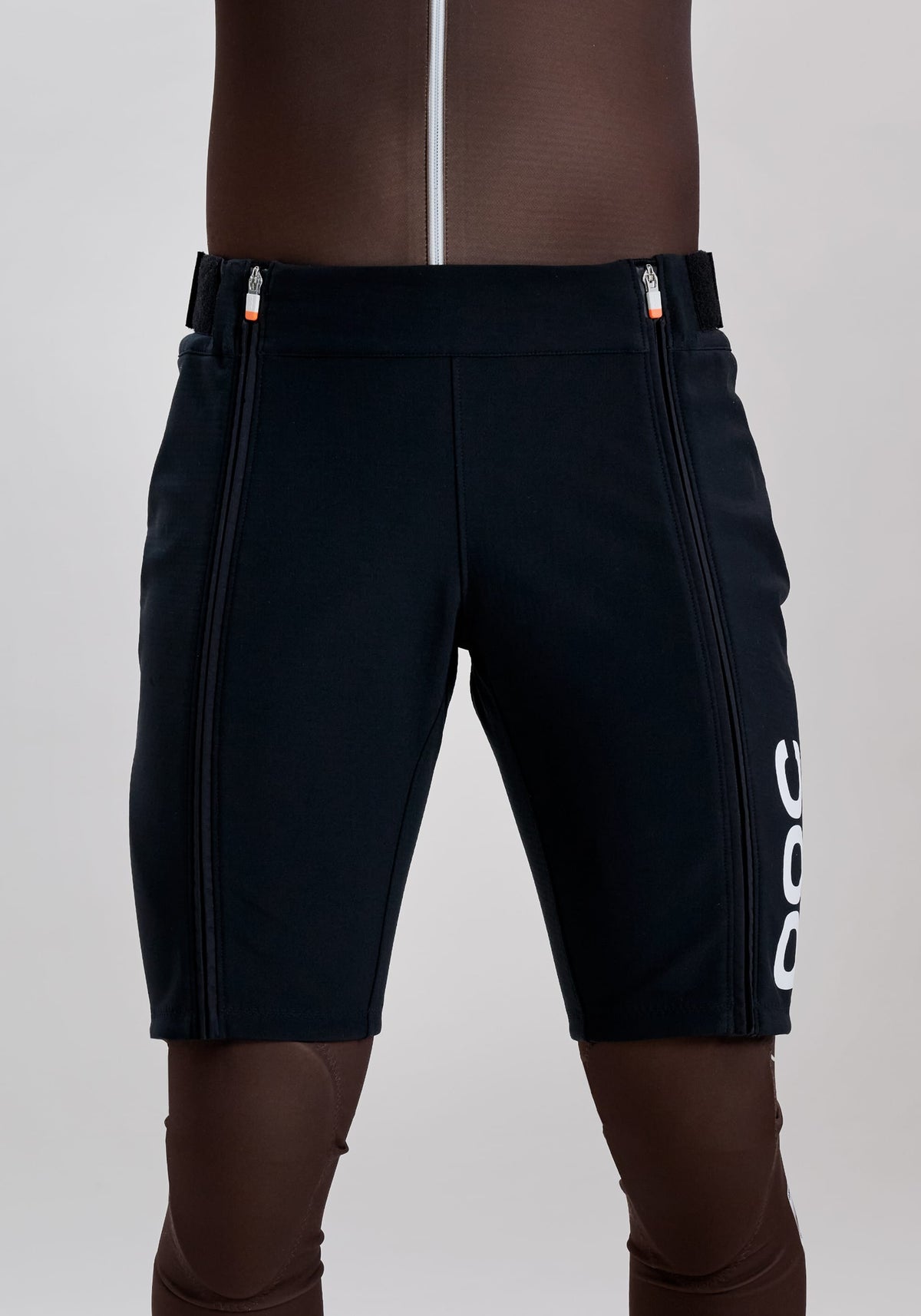 Shorts de course de ski pour hommes Uranium Black