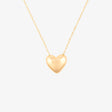 Collier pendentif perle cœur gonflé
