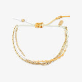 Bracelet ombre knot layered