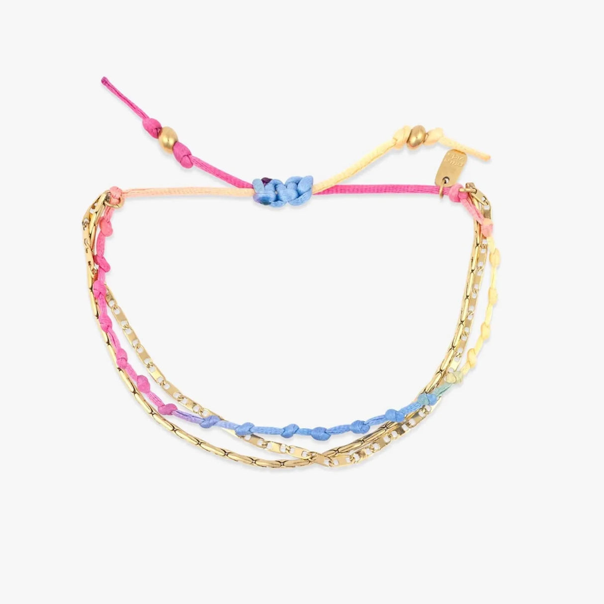 Bracelet ombre knot layered