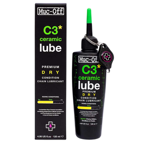 Lubrifiant à chaîne C3 Ceramic (cond. sèches) de Muc-Off