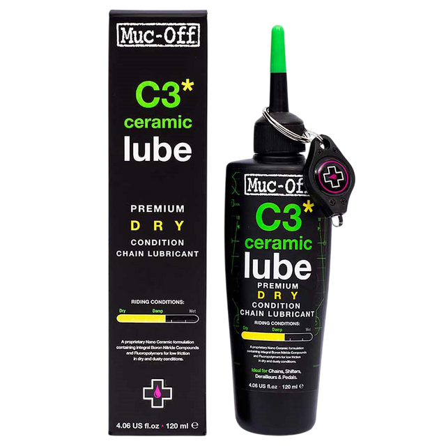 Lubrifiant à chaîne C3 Ceramic (cond. sèches) de Muc-Off