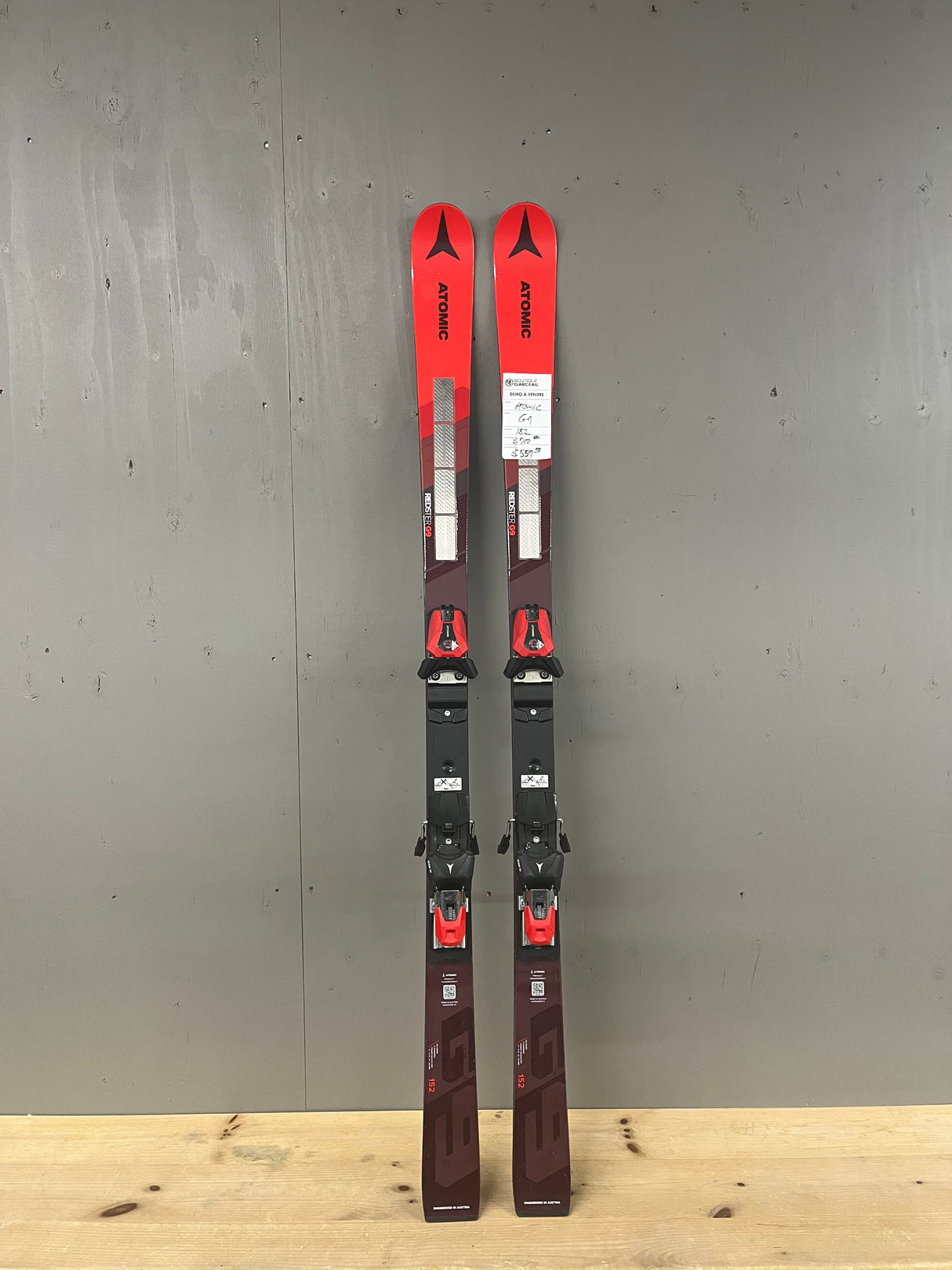 Redster G9 FIS Revoshock S demo + Icon 10