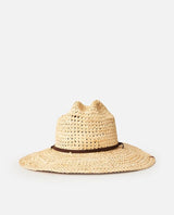 Chapeau de cowgirl en paille pliable pour femme