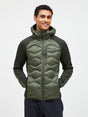 Capuche Hybride en Duvet Helium pour Homme