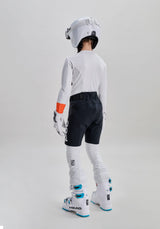 Shorts de course de ski junior Uranium Black