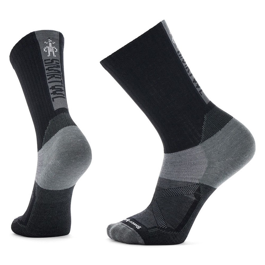 Bike zero cushion ribbed crew socks