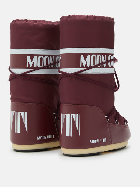 BOTTES ICON EN NYLON BORDEAUX