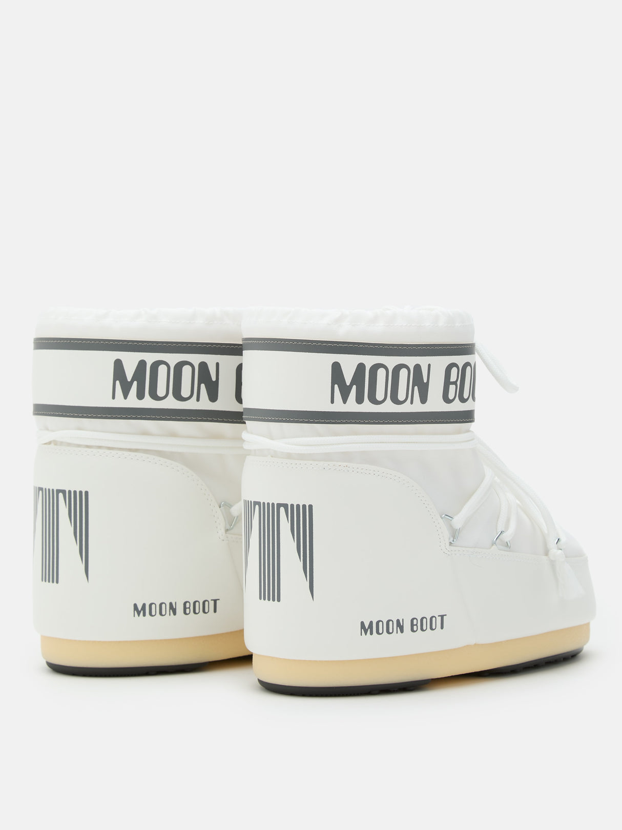 BOTTES ICON LOW EN NYLON BLANC