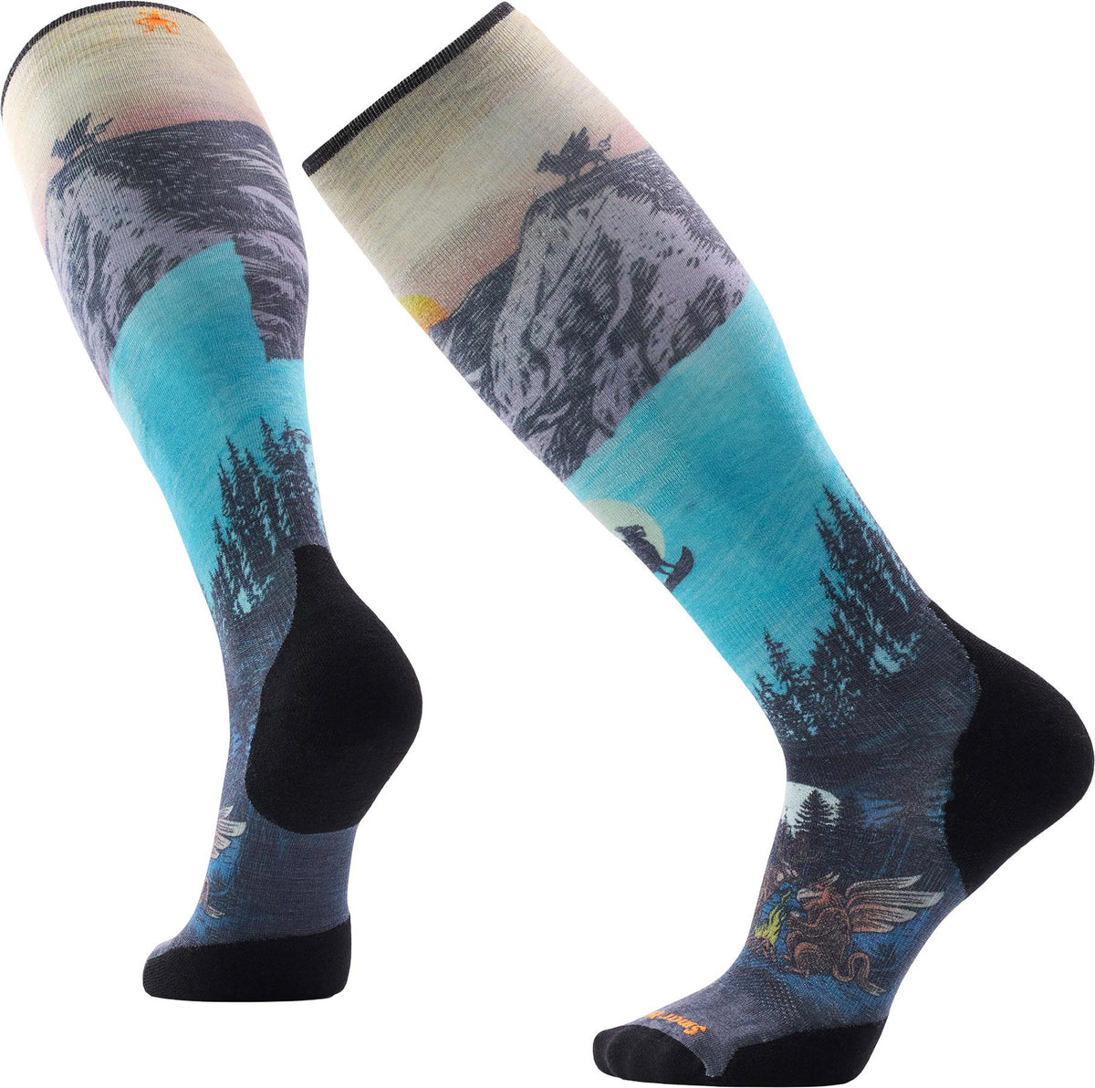 Chaussettes OTC à motif imprimé d'hiver Smartwool Ski Targeted Cushion
