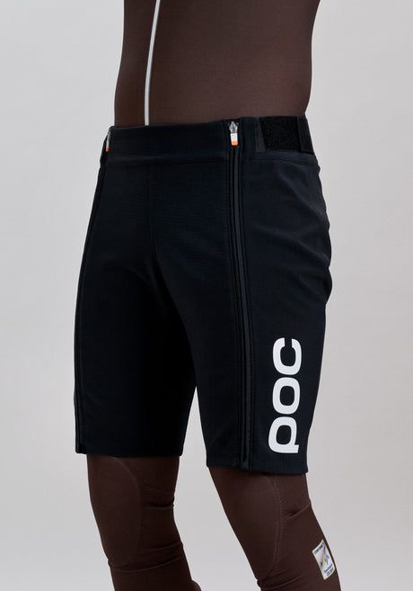 Shorts de course de ski pour hommes Uranium Black