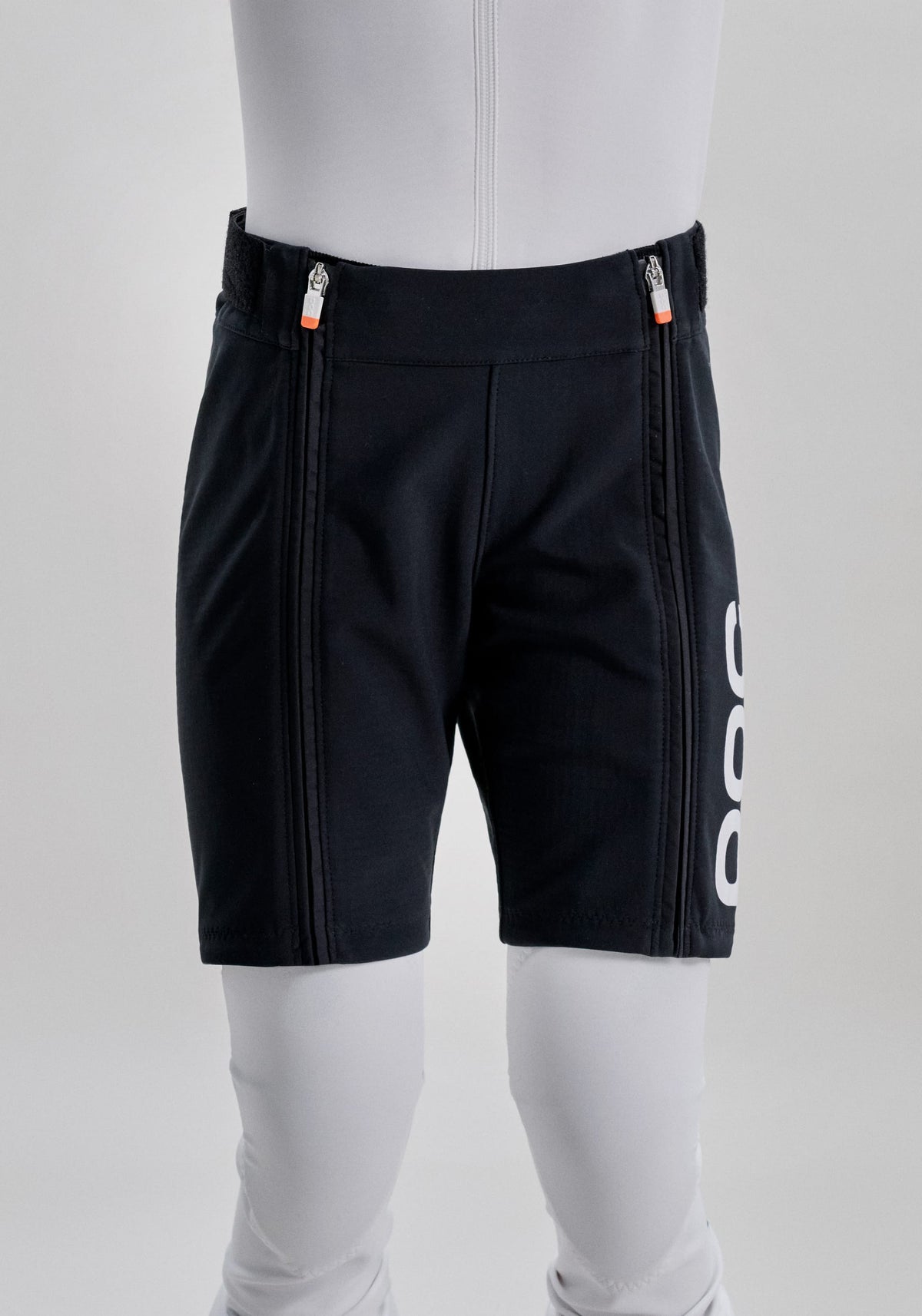 Shorts de course de ski junior Uranium Black