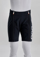 Shorts de course de ski junior Uranium Black