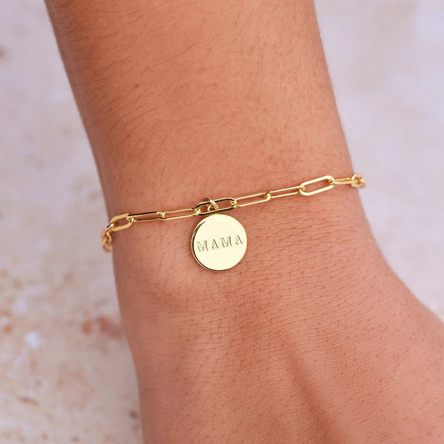 Mama coin bracelet