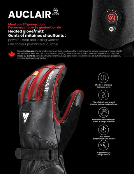 Gants chauffants - Adulte