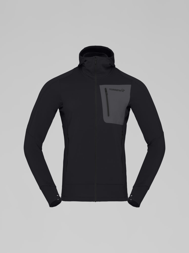 M falketind Power Grid Zip Hood