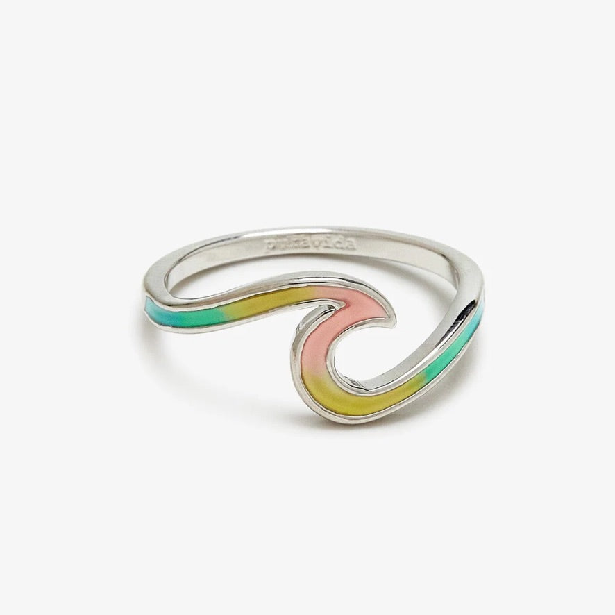 Tie dye wave ring