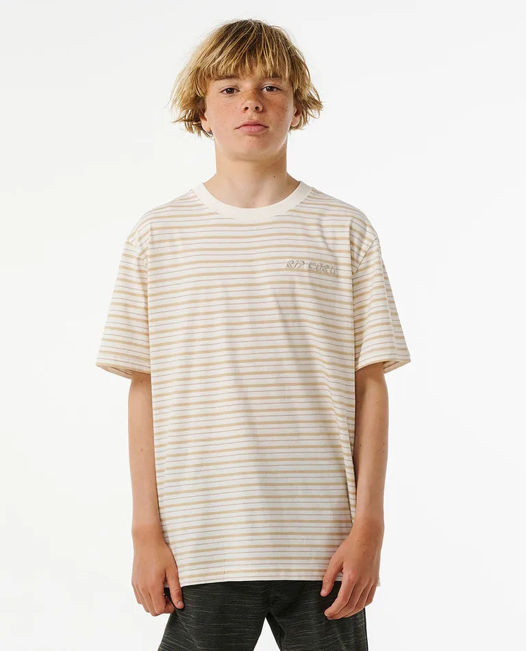 Shred revival stripe tee boy