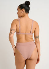 Soutien-gorge de bikini texturé à armatures