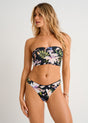 Haut de bikini bandeau avec dos lacé