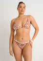 Haut de bikini triangle à double bretelle