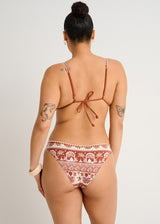 Haut de bikini triangle à double bretelle