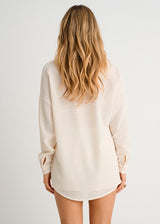 Chemise de plage texturée