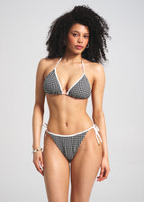 Haut de bikini triangle Sofia texturé
