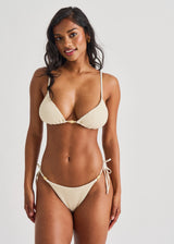 Crochet side tie bottom